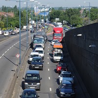 Drivers face long Games lane queues